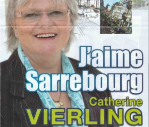 Catherine Verling "loves Sarrebourg" and presents herself at the town hall.