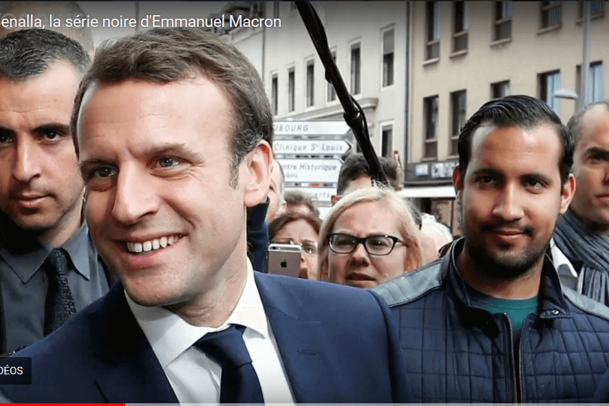 Alexandre Benalla, Macron's bodyguard (capture Euronews)euronews