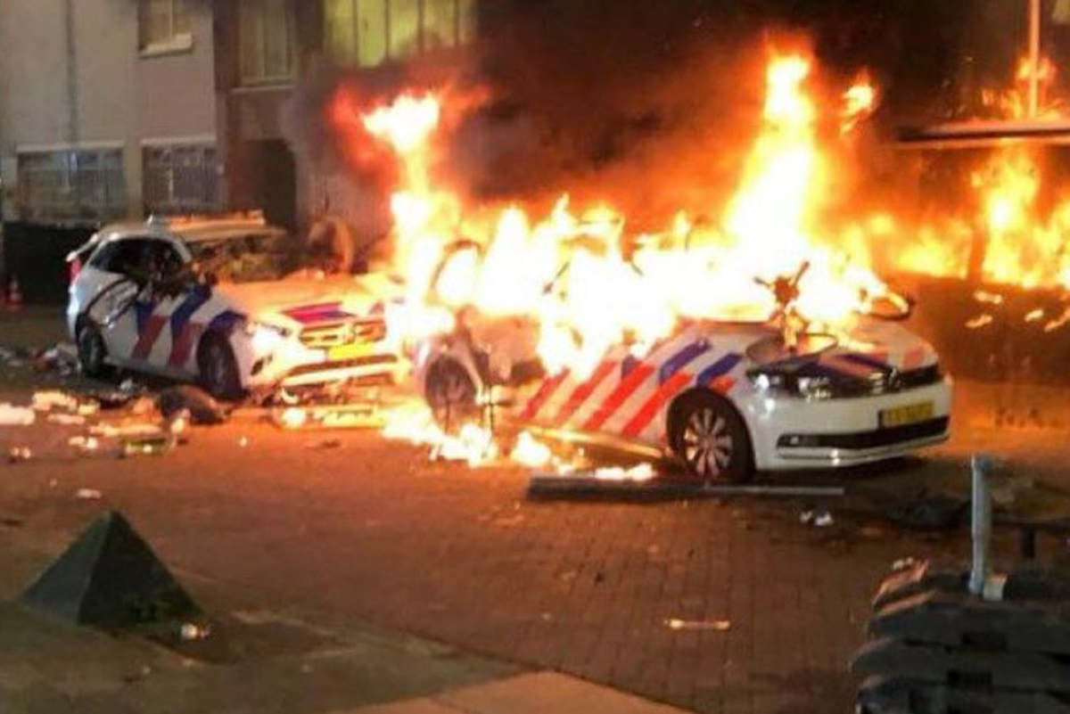 Rotterdam-émeutes- (capture Twitter)