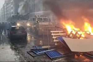 Rumble in Brussels (capture Anonymous Citizen Twitter)
