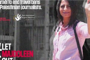 Freedom for Palestinian journalists (photo RSF)
