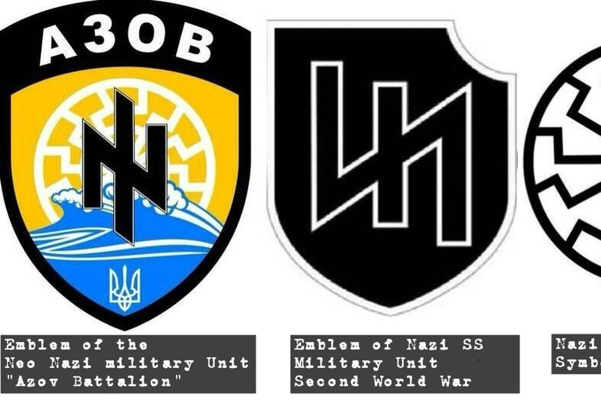Emblem of the Azov Battalion (wikimedia commons)