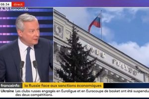 Bruno Le Maire Minister of Economy to Franceinfo