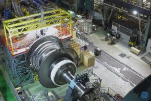 The Arabelle turbine at the Hinkley Point C power plant in the United Kingdom. (GE video capture