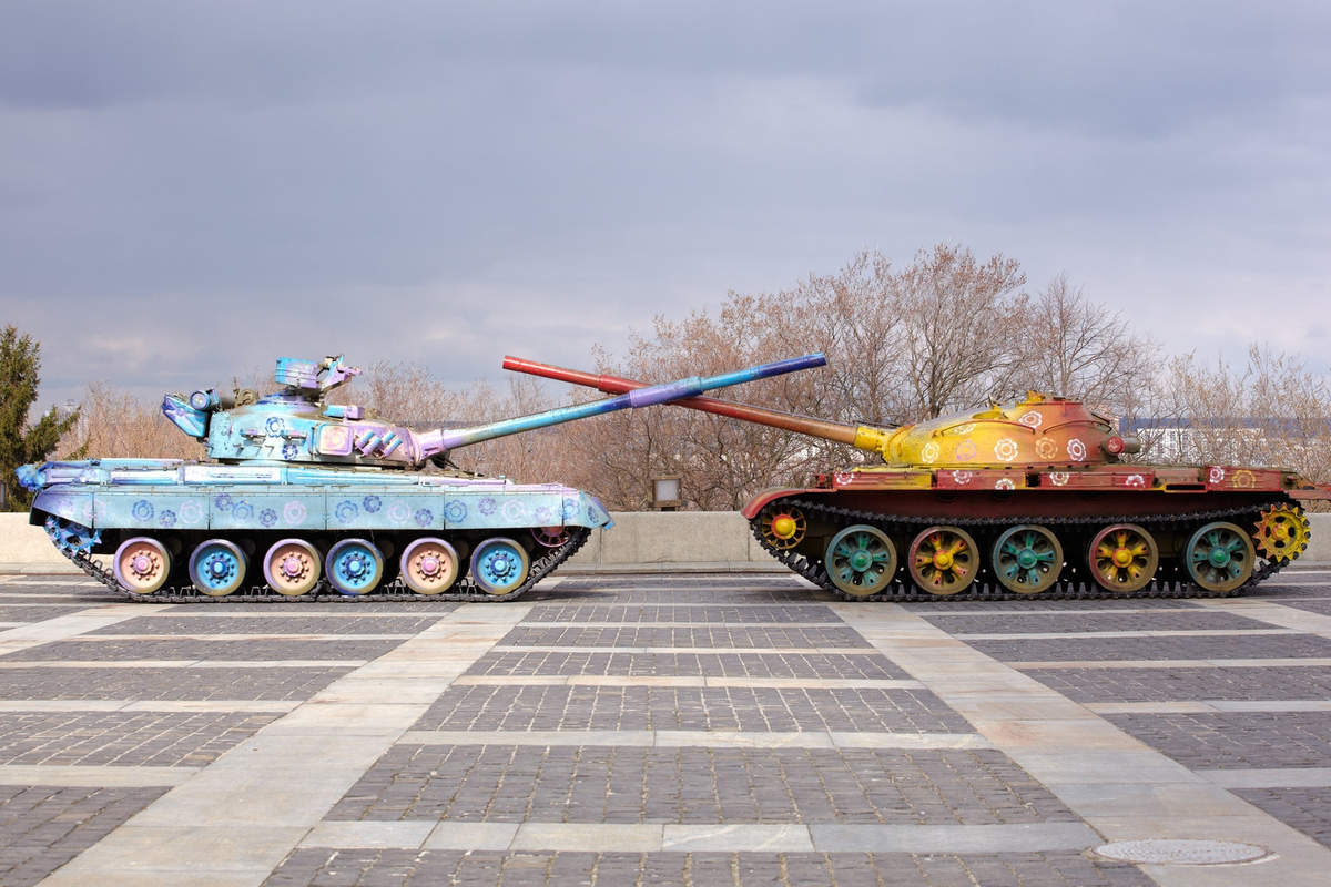 The tanks in Kiev (UnlimPhotos)
