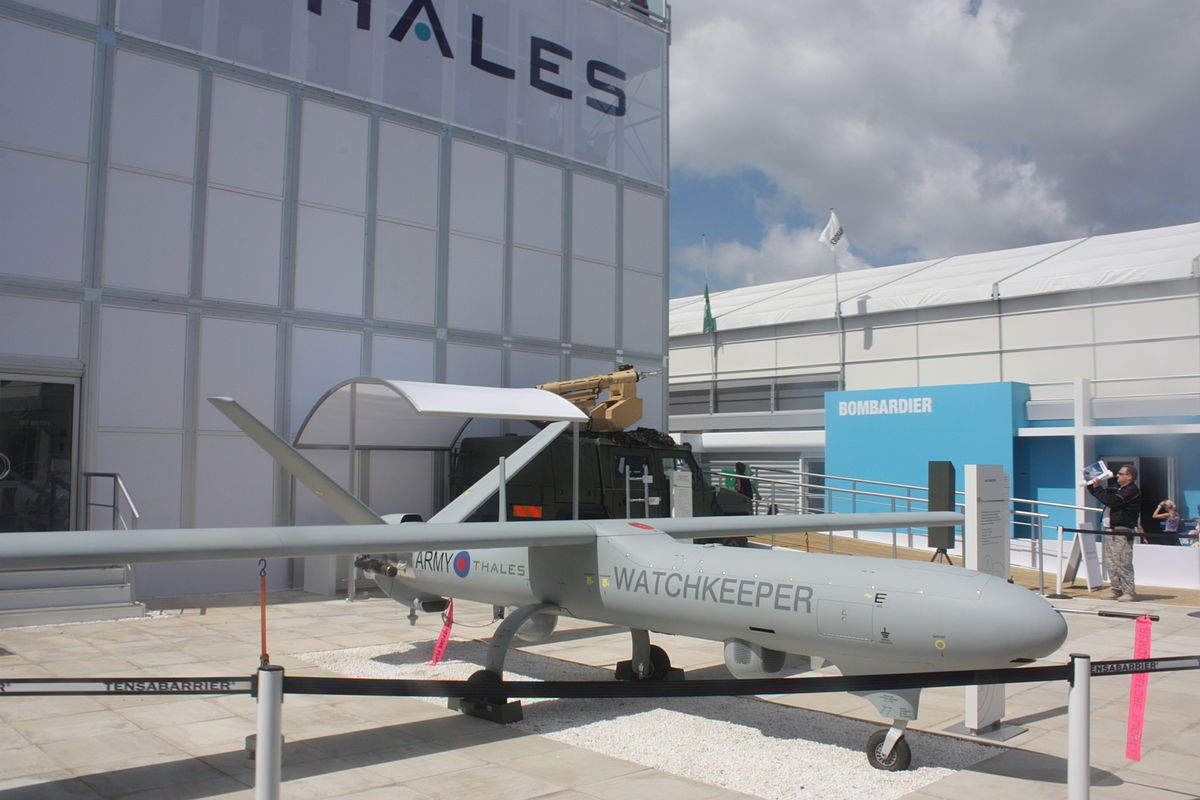 The Watchkeper drone from Thales (Wikimedia)