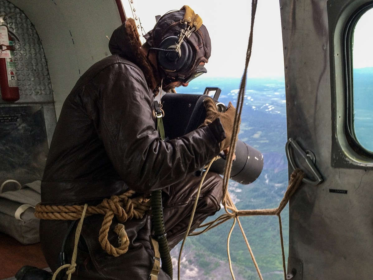 Through the open door of an airplane, Brad Washburn captured iconic images, participating in the first explorations in Alaska, then unknown territory.