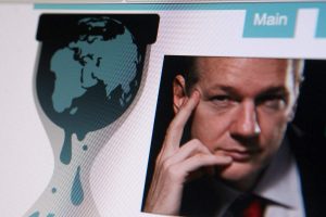 Julian Assange, Wikileaks Homepage (Unlimphotos)