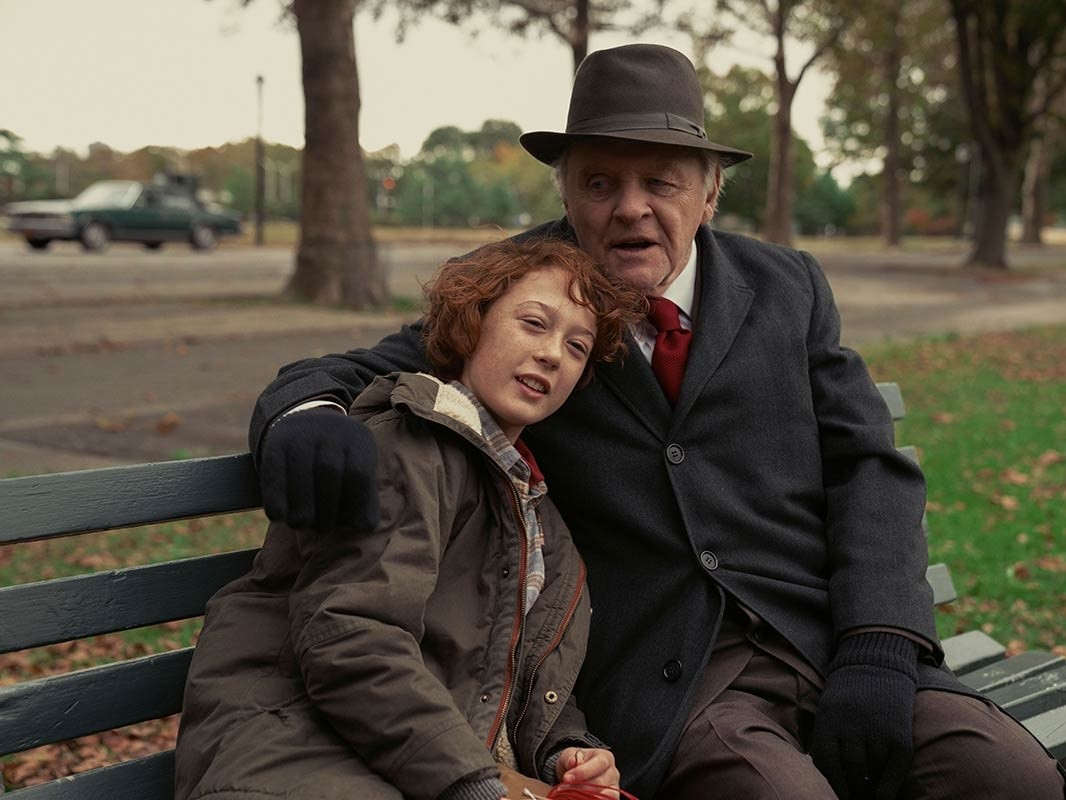 The young boy receives support and unconditional love from his dear grandfather, played by a touching Anthony Hopkins, as a wise and warm patriarch.