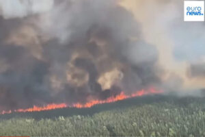 Giant fires in Canada (capture Euronews)