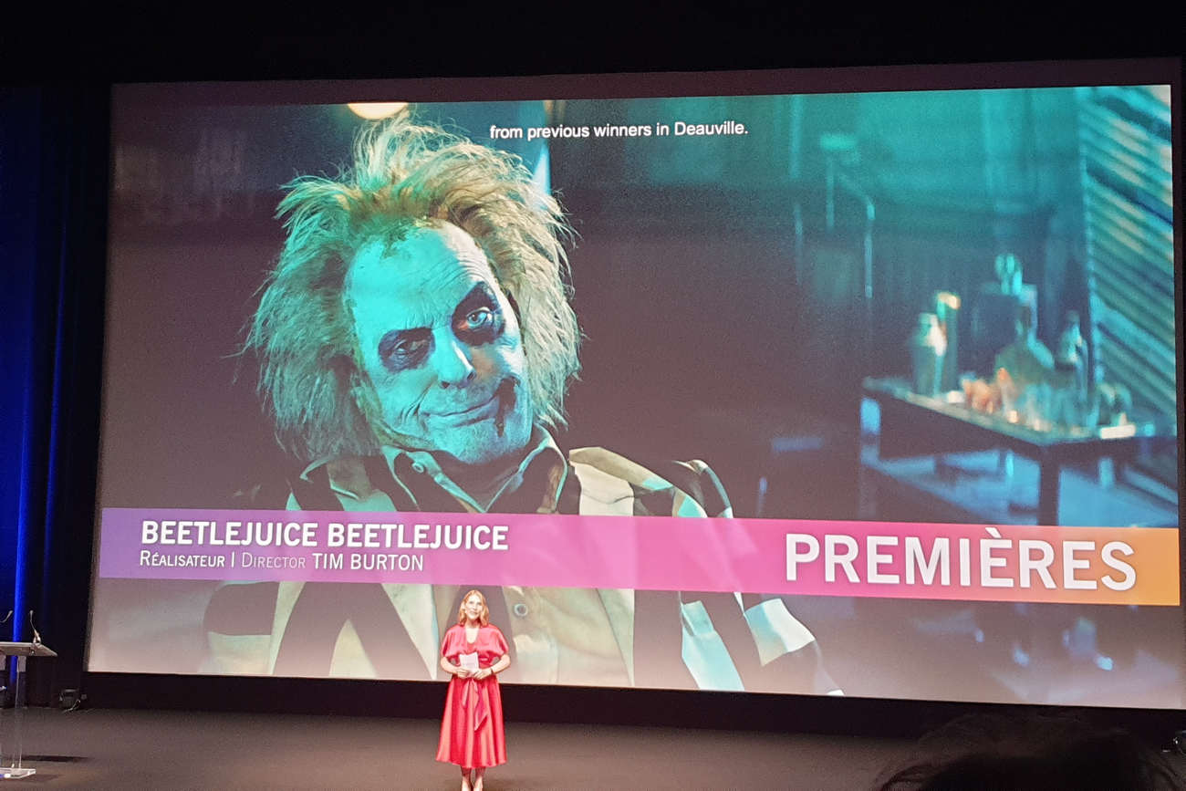 Among the Deauville previews, Tim Burton's “Beetlejuice Beetlejuice” (in cinemas this Wednesday). A joyful nightmare, in which Michael Keaton reprises his role as the prankster demon.