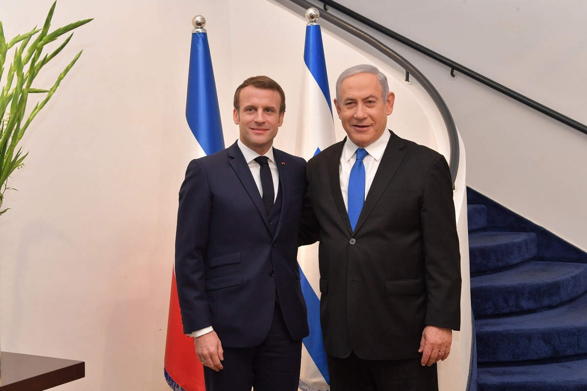 Emmanuel Macron a rencontré Benjamin Netanyahu (Flickr)