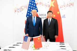 Donald Trump et Xi Jinping en 2019 (Flickr)