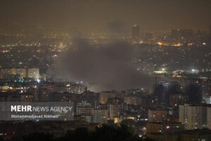 The IDF attacked neighborhoods in Tehran at dawn on Friday, June 13, 2025 ((By Mehr News Agency, CC BY 4.0,)