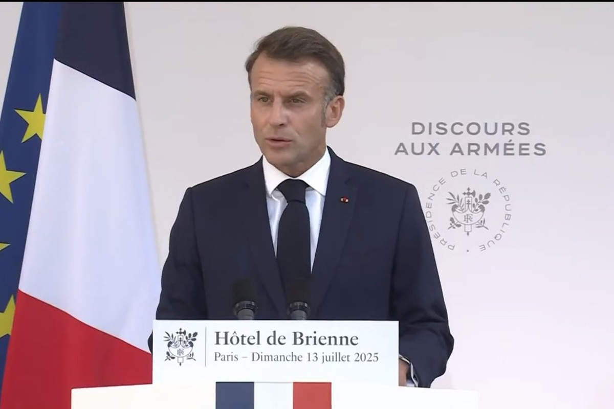 Emmanuel Macron prepares us for war